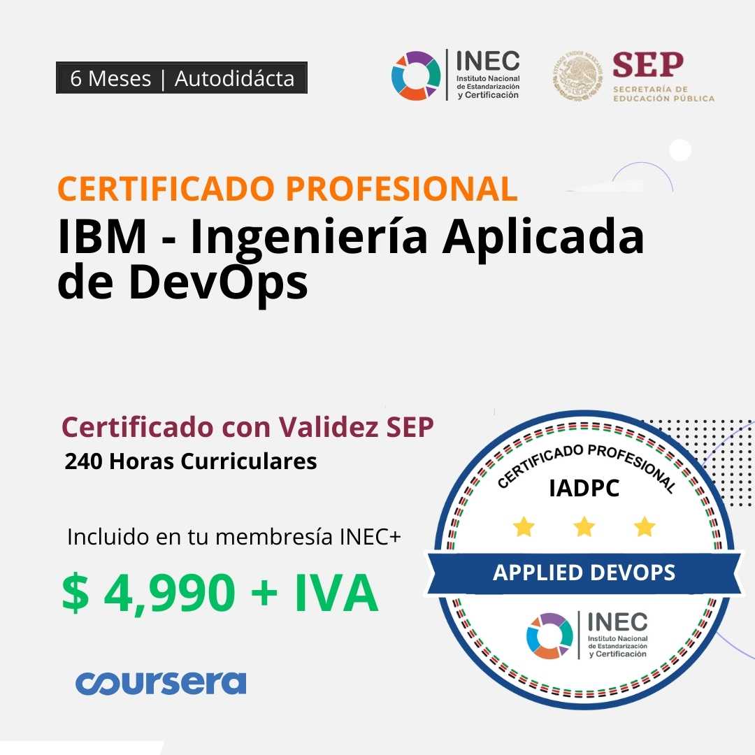 IBM - Ingeniería Aplicada de DevOps