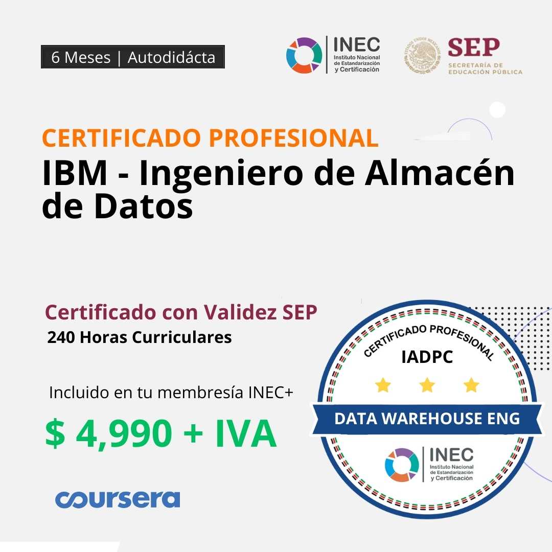 IBM - Ingeniero de Almacén de Datos