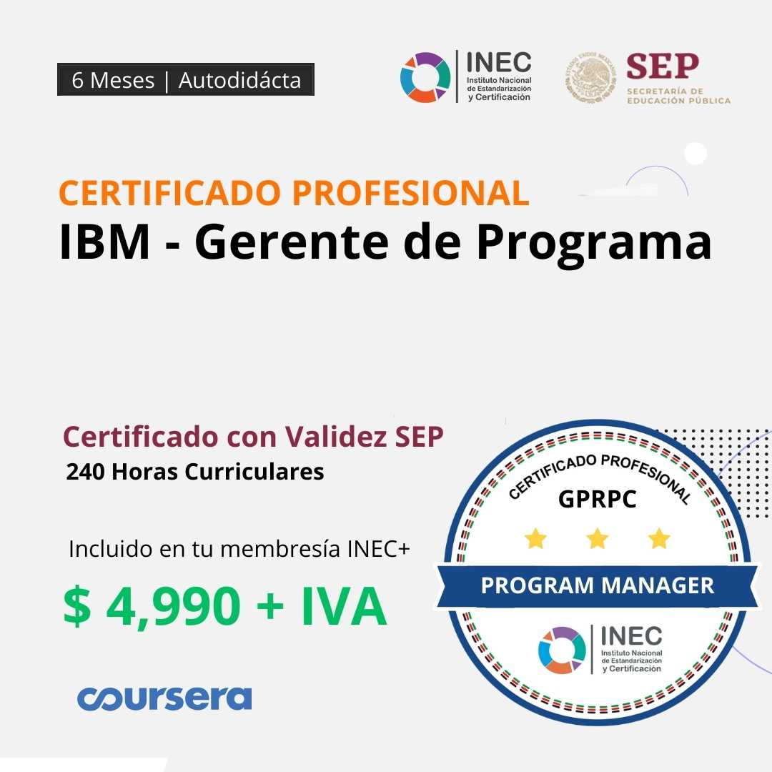 IBM - Gerente de Programa