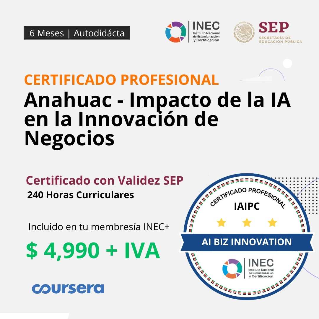 Anahuac - Impacto de la IA en la Innovación de Negocios