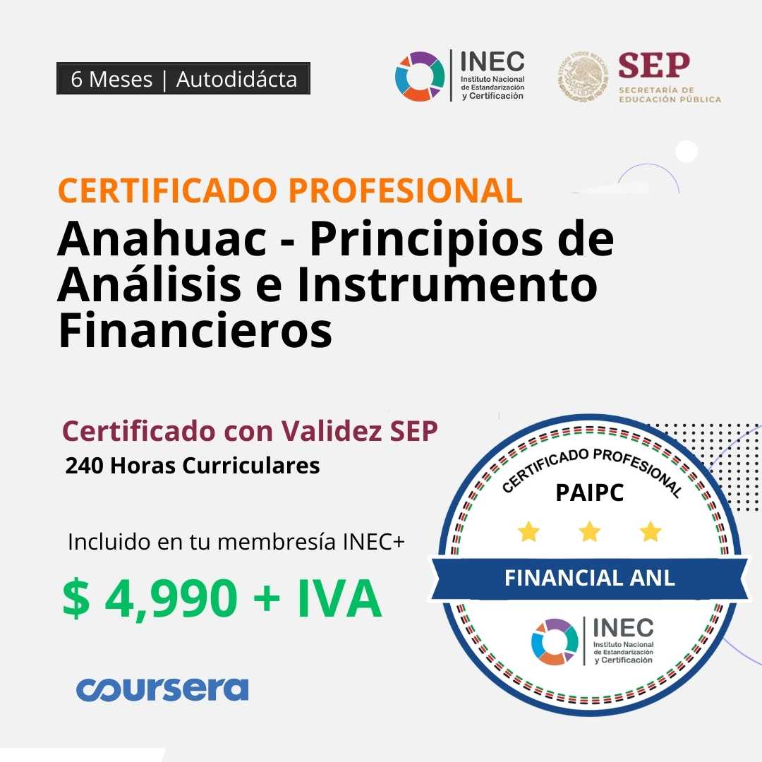 Anahuac - Principios de Análisis e Instrumento Financieros