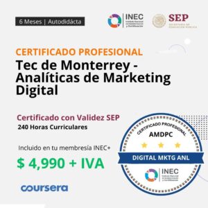 Tec de Monterrey - Analíticas de Marketing Digital