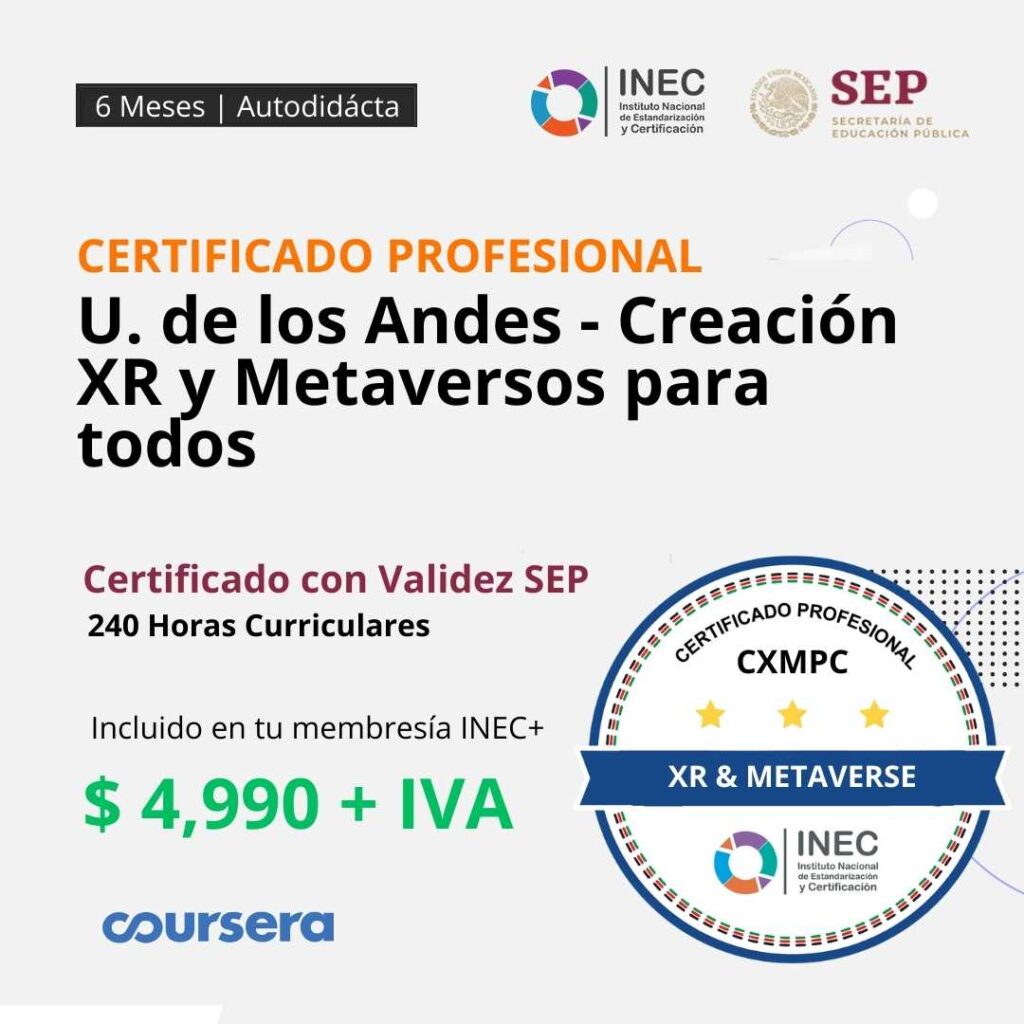 Portada: Creación XR y Metaversos para todos