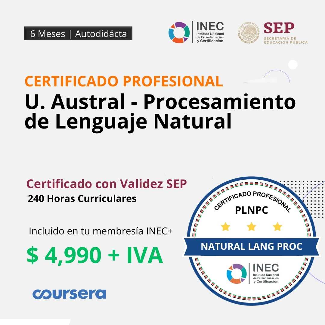 U. Austral - Procesamiento de Lenguaje Natural