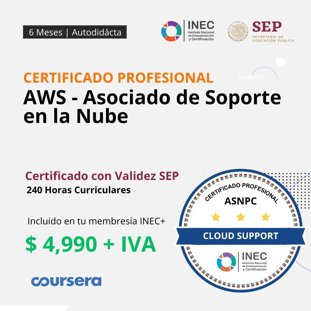 AWS – Asociado de Soporte en la Nube