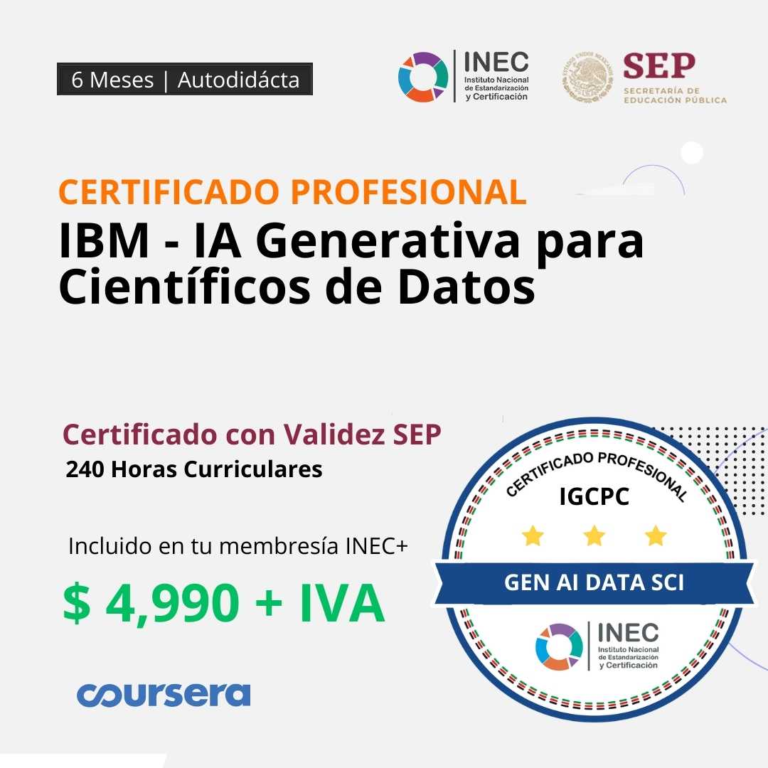 IBM - IA Generativa para Científicos de Datos