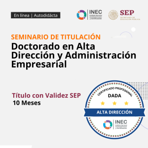 Doctorado en Alta Dirección y Administración Empresarial