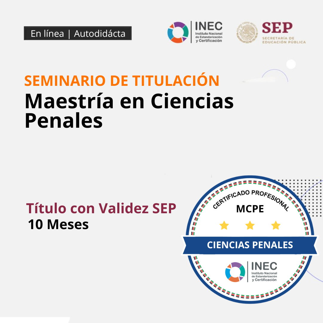Maestría en Ciencias Penales