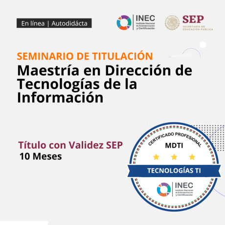 Maestría en Dirección de Tecnologías de la Información
